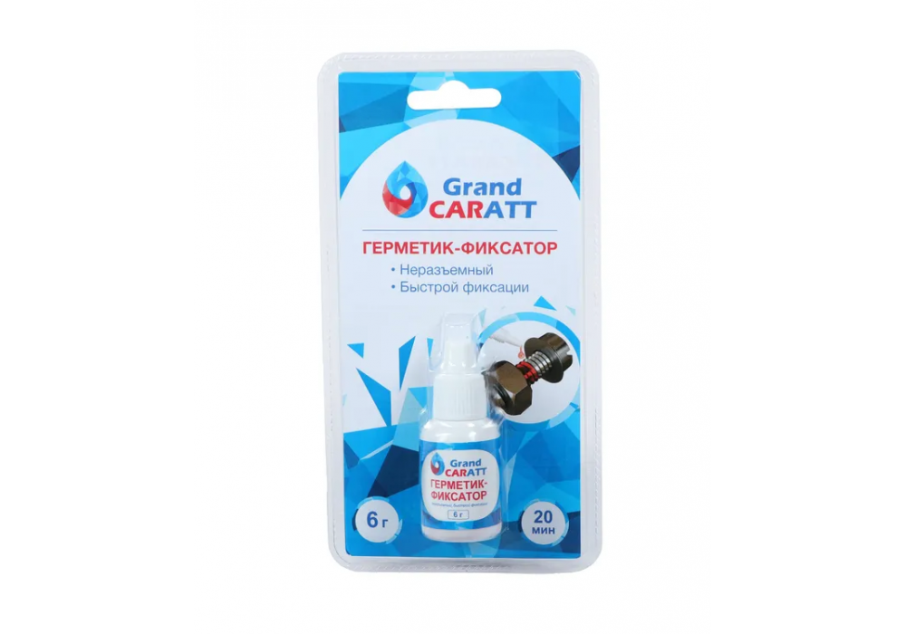 Герметик-фиксатор Grand Caratt, неразъёмный, быстрой фиксации, 6г,3472201