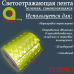 Светоотражающая лента TORSO, самоклеящаяся, зеленая, 5см х 3м 4330997