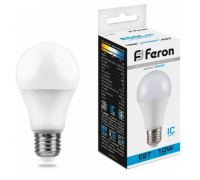 Лампа LED A60 10W E27 6400K Feron LB92