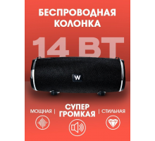 Муз.колонка WALKER WSP-160, Bluetooth, 7Вт*2, черная