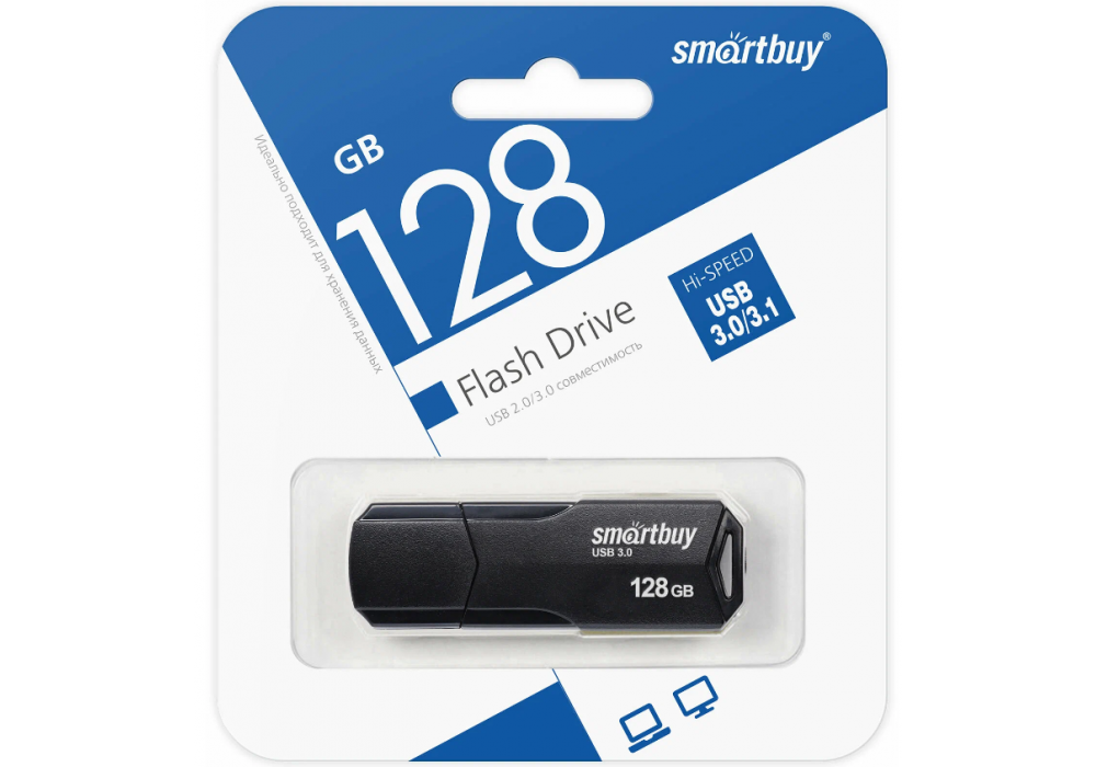 Флешка 128Gb USB 3.1 SmartBuy Clue