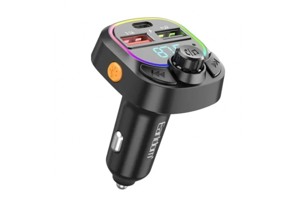 FM-трансмиттер BT, ET-M82 Earldom, 2USB+Type-C