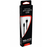 Шнур USB- micro 1м.WALKER,C755 2.4A, белый