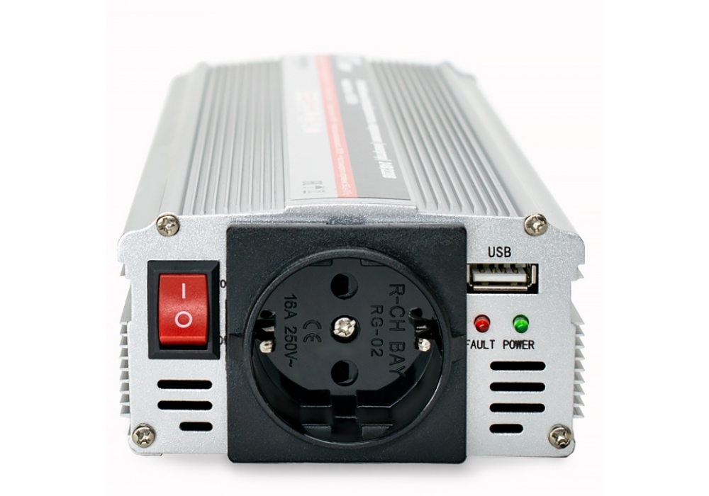 Инвертор 24/220V 1500W AVS 80325