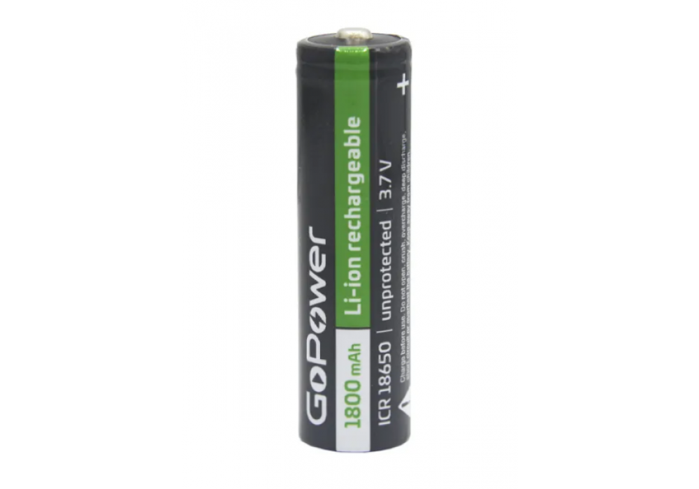 Аккум.18650 1800mah GoPower б/з