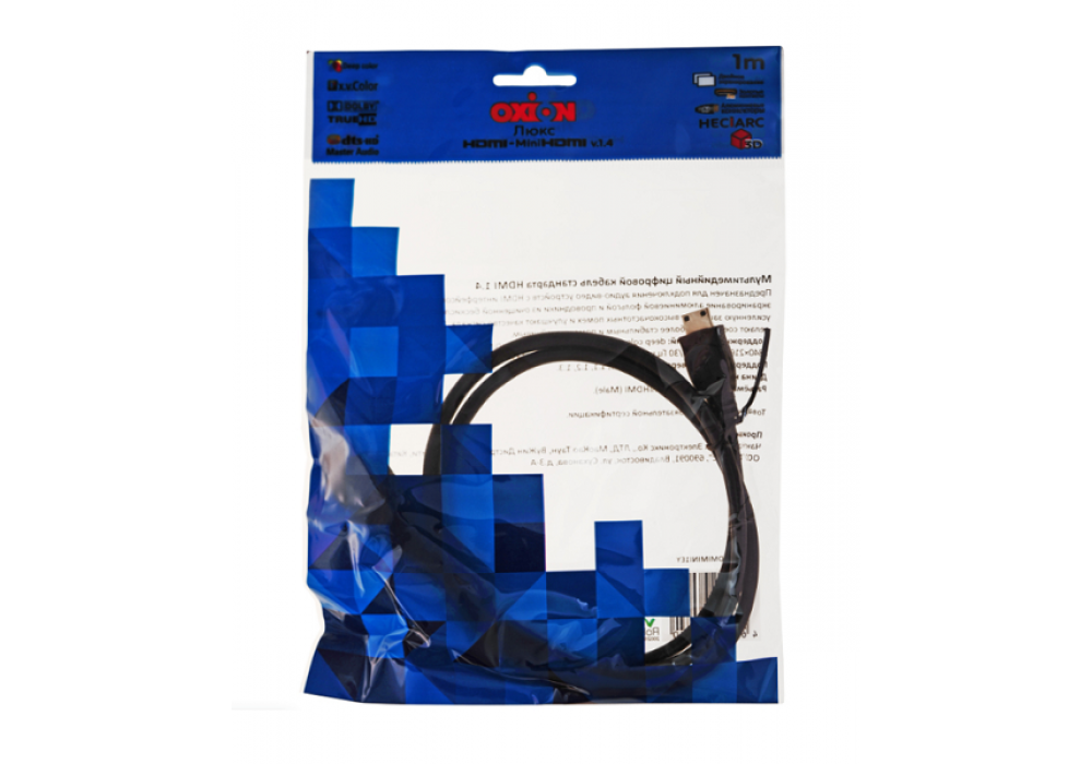 Шнур HDMI-micro HDMI 1м.OXION Люкс