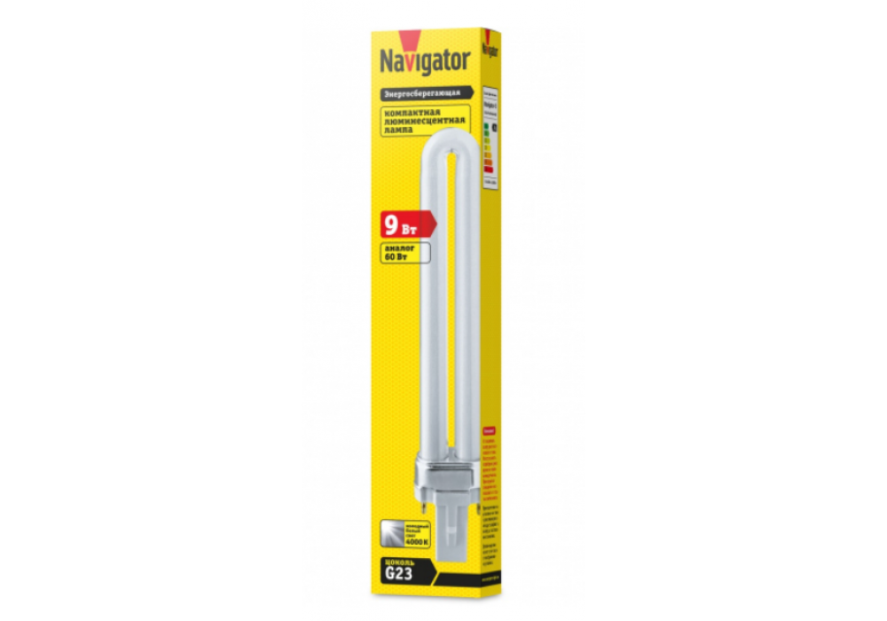 Лампа G23 9W Navigator