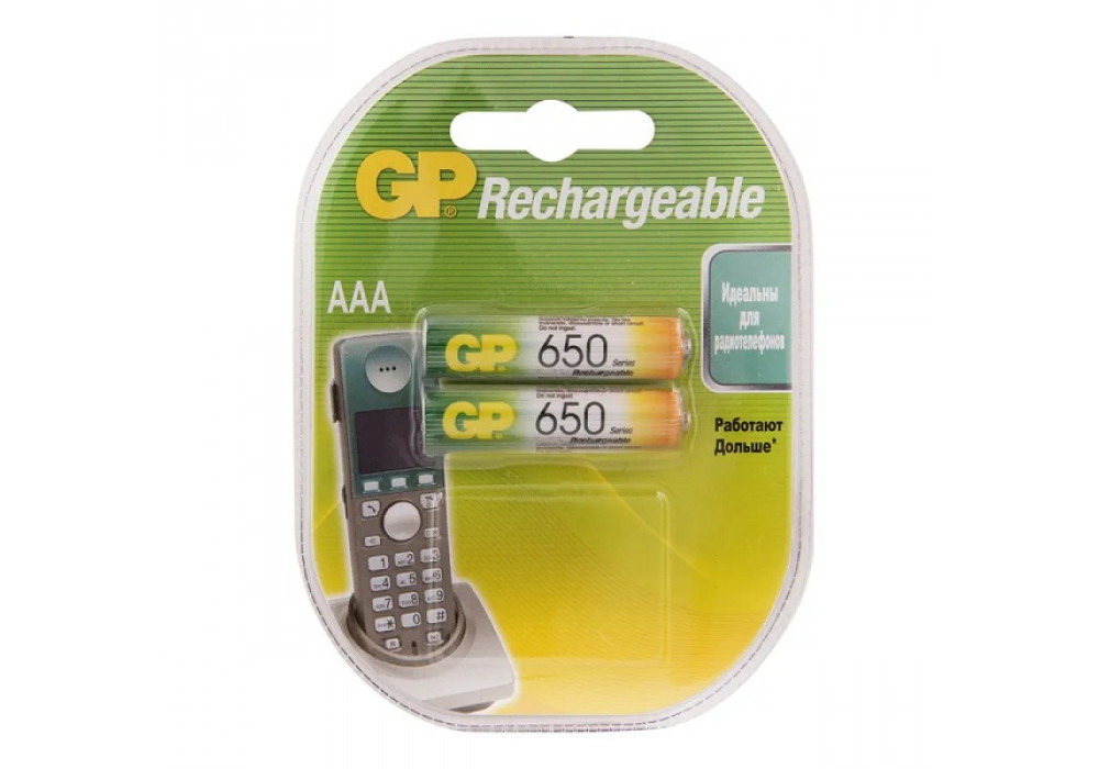 Аккумулятор HR3 650mAh GP