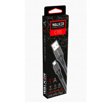 Шнур USB- micro 1м.WALKER,C705 (3.1A) черный