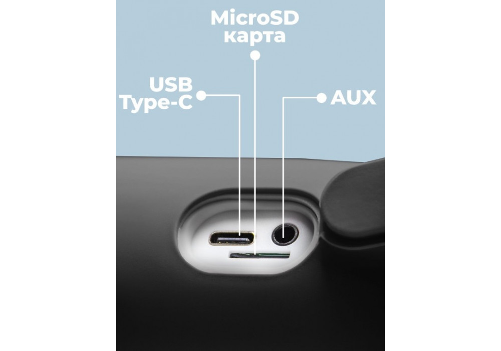Микрофон-Колонка BT AMFOX AM-MIC70,черный
