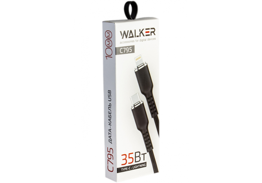 Шнур Type-C на Lightning 1м.35W WALKER C795