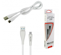 Шнур USB/TYPE-C WALKER C305,белый