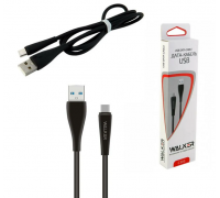 Шнур USB/TYPE-C WALKER C305,черный