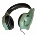 Гарнитура FaisON HP-8, Force, Jack 3.5мм, 1.7 м, чёрно-зелёная