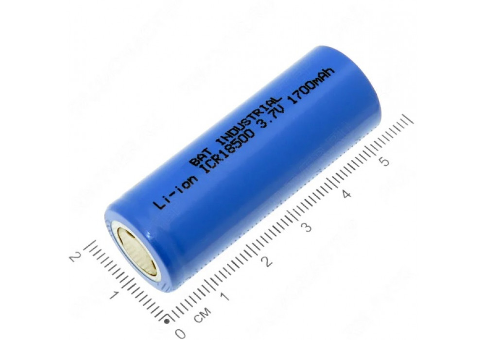 Аккум.18500F 3.7V 1700mah ET