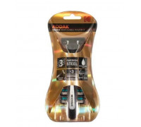 Бритва Kodak ULTRA Disposable Razor 3 лезвия 3 кассеты прорезиненная ручка