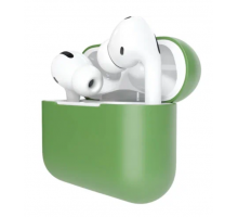 Чехол для AIRPODS PRO силиконовый, зеленый