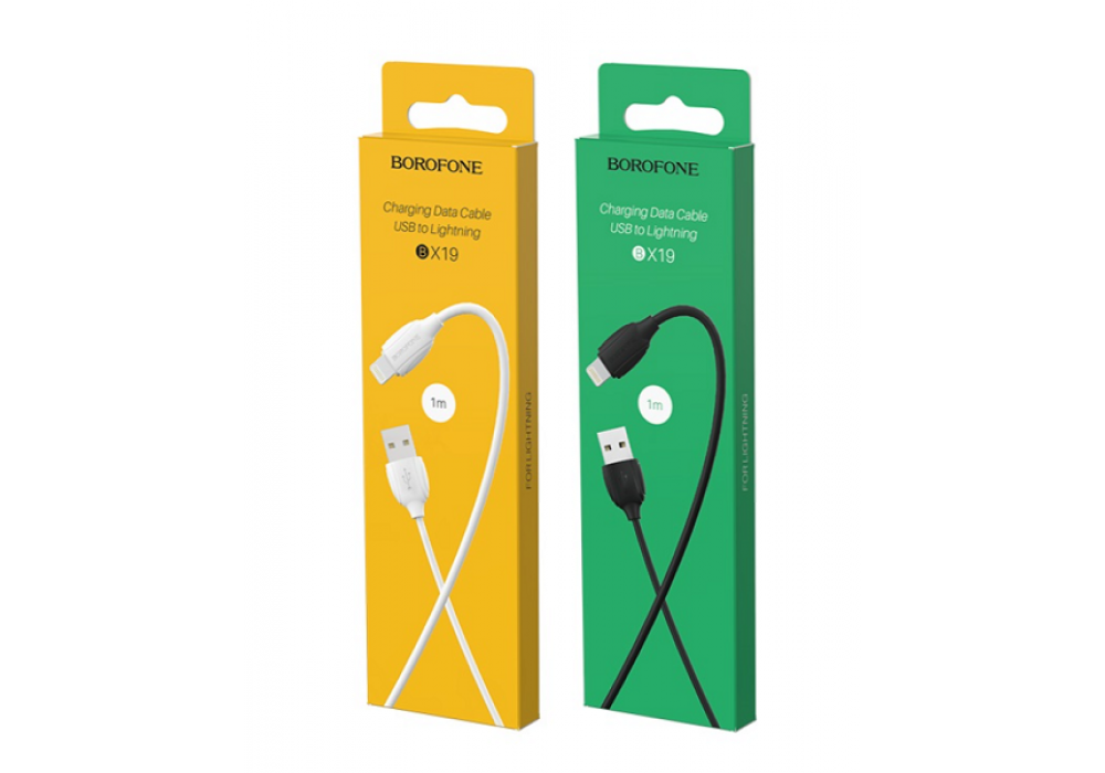 Кабель iPhone 1м.Borofone BX19,силикон