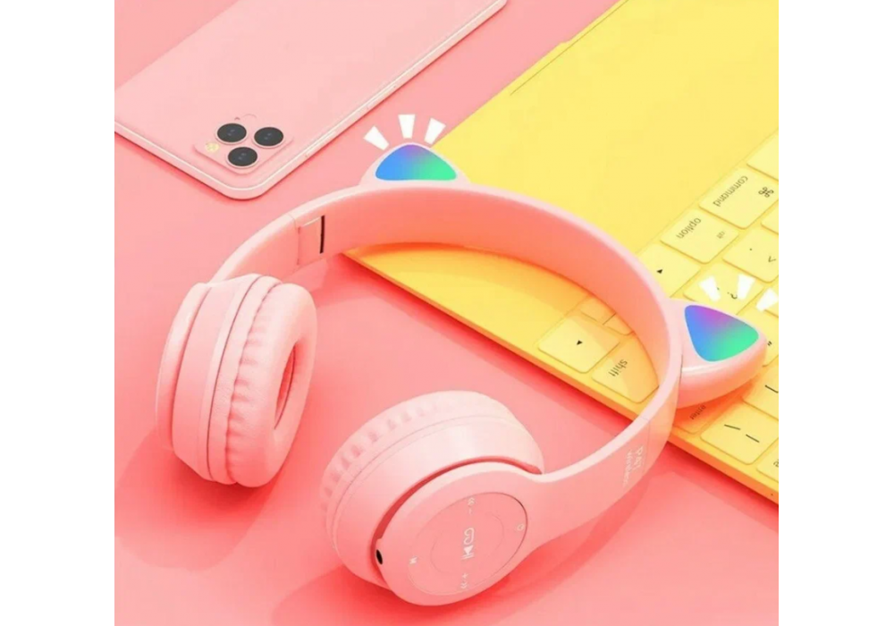 Наушники п/р BT CAT EAR ZW-028/023 color mix,4114