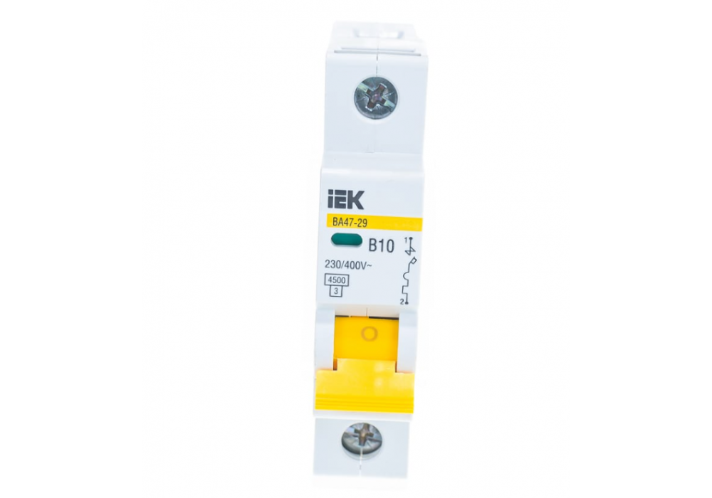 Автомат B10А 1P 4.5кА ВА47-29 IEK MVA20-1-010-B