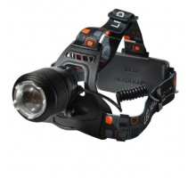 Фонарь налоб HL-K11-2 Zoom+ультрафиолет (2*18650)