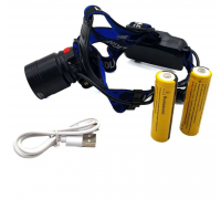 Фонарь налоб A14-P50 microUSB Zoom 2/18650