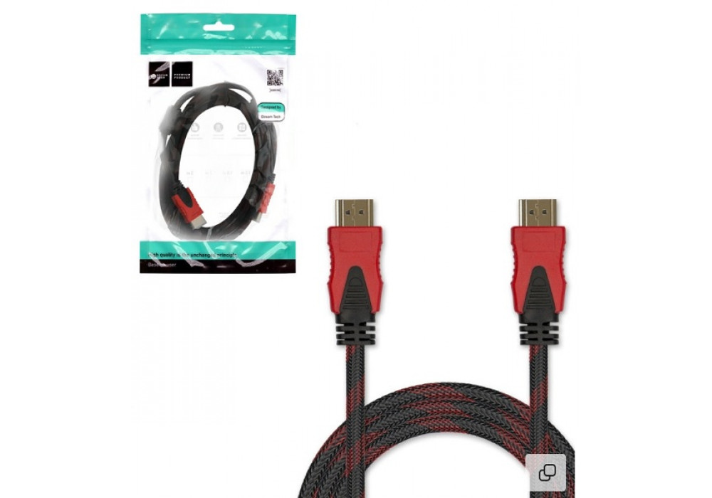 Шнур HDMI-HDMI 1.5м.DREAM E3