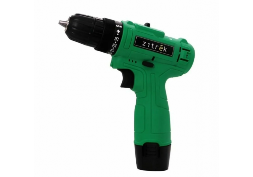 Шуруповерт аккум,12В, 1х1,5Ач,СЗУ+бита ZITREK Green
