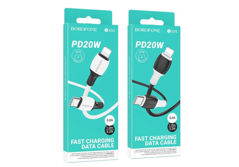 Шнур USB/TYPE-C 1м.3A Borofone BX84 Rise