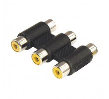Соединитель 3RCA гн-гн,14-0434