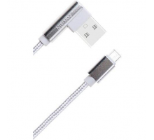 Шнур USB- micro 1м.FaisON FX5,угол,белый