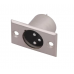 Гнездо XLR CANON штекер (встраиваемое) 14-0532