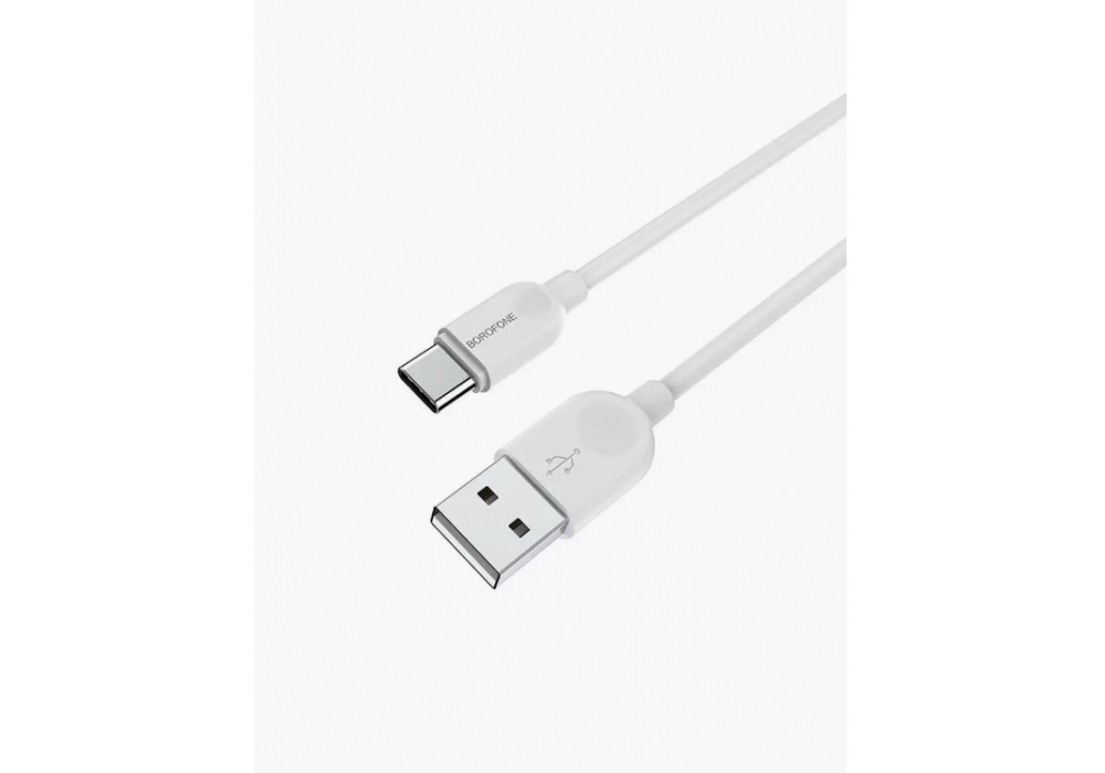 Шнур USB/TYPE-C 3м.Borfone BX14,3A,белый
