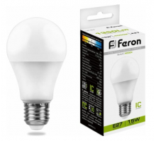 Лампа LED A60 15W E27 4000K Feron LB94