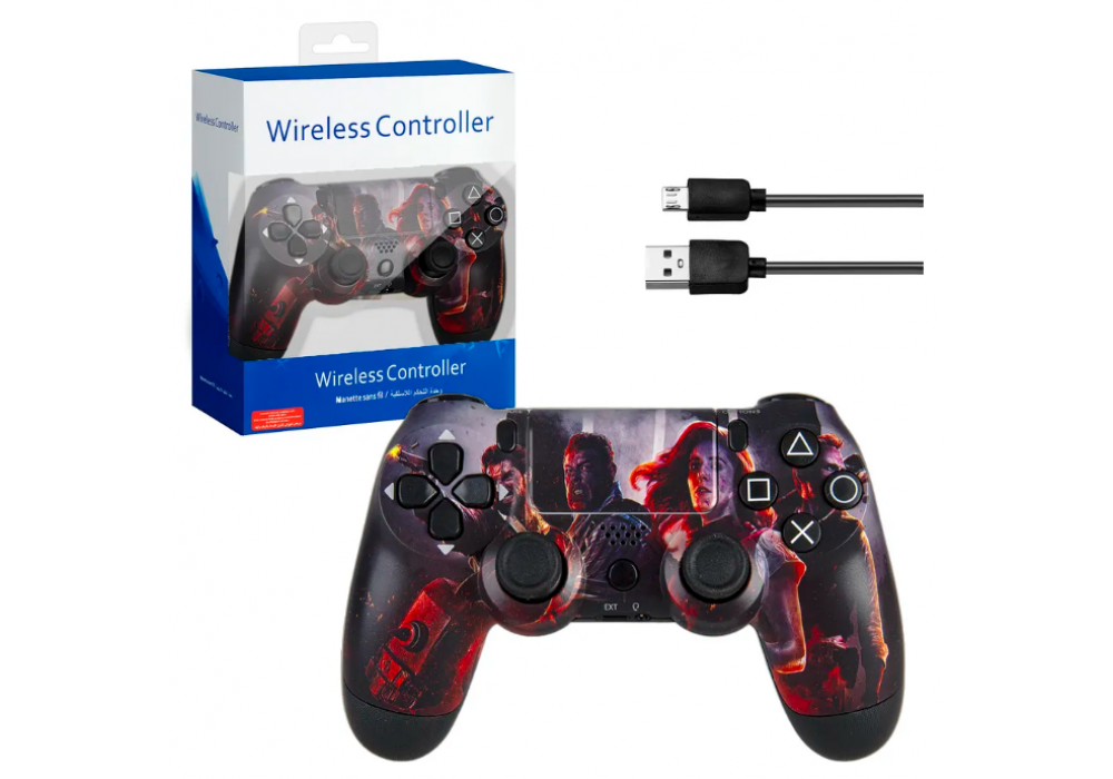 Джойстик PS4 Wireless Dual Shock (China G2) Avengers