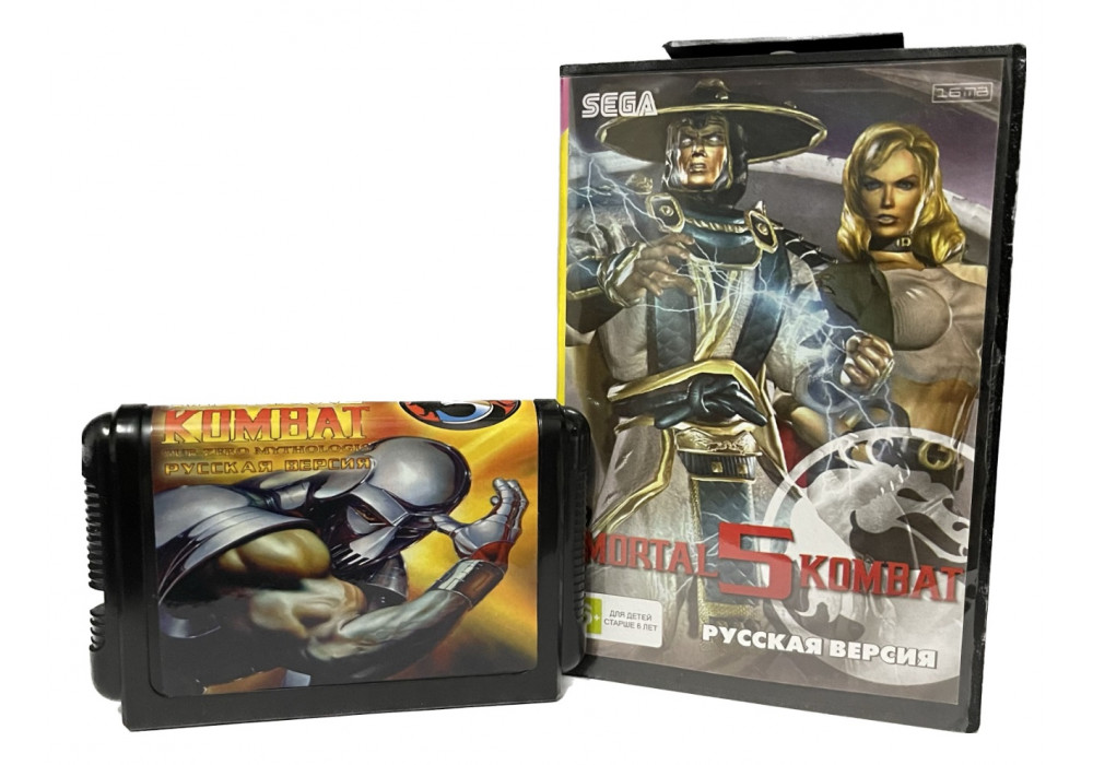 Картридж 16bit MORTAL KOMBAT 5