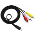 Шнур USB-mini x3RCA
