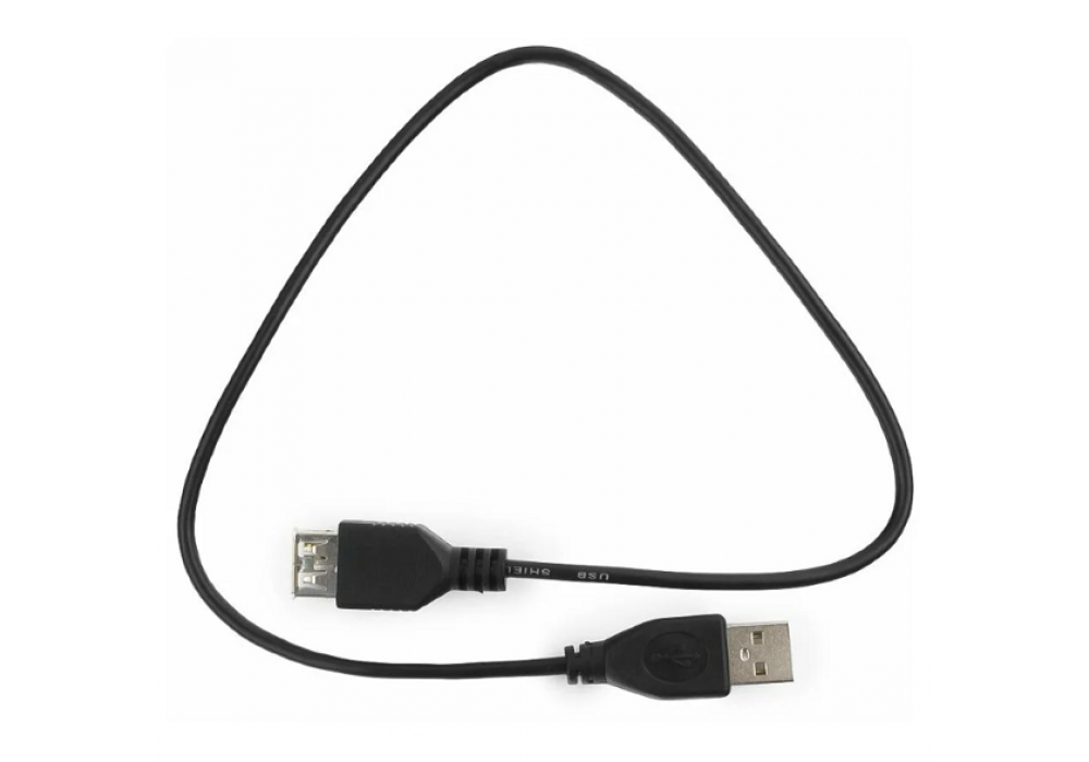 Шнур USB удлинитель 0.5м.Гарнизон,GCC-USB2-AMAF,711063