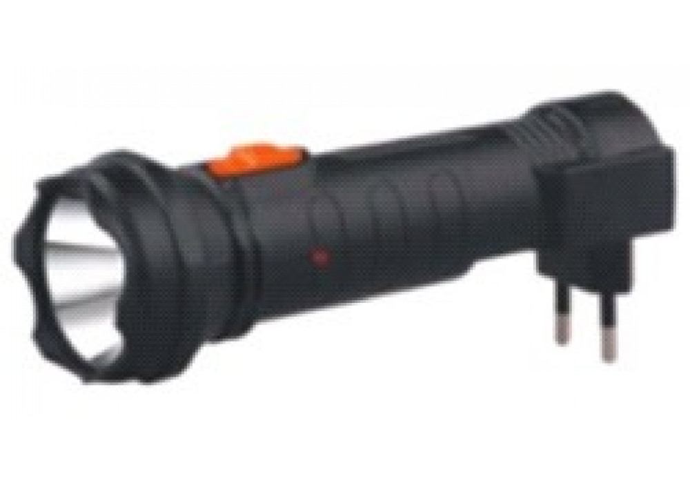 Фонарь Focusray 1201,1LED+АКБ,вилка