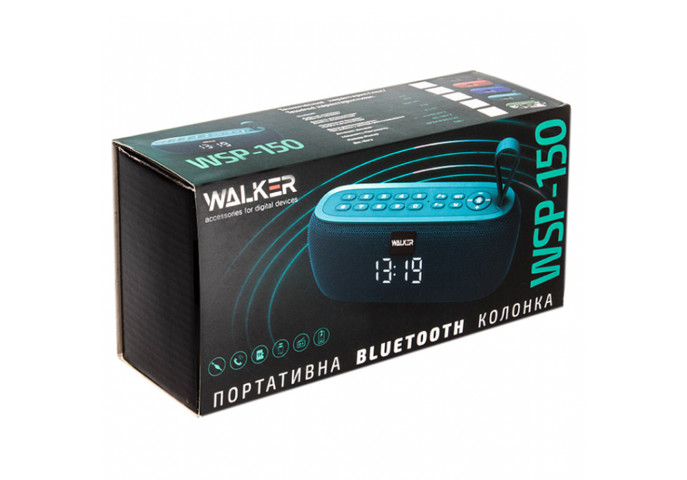 Муз.колонка WALKER WSP-150 черная