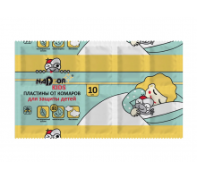 Пластины от Комаров б/запаха детские 10шт/уп. NAdzor Kids DET005G