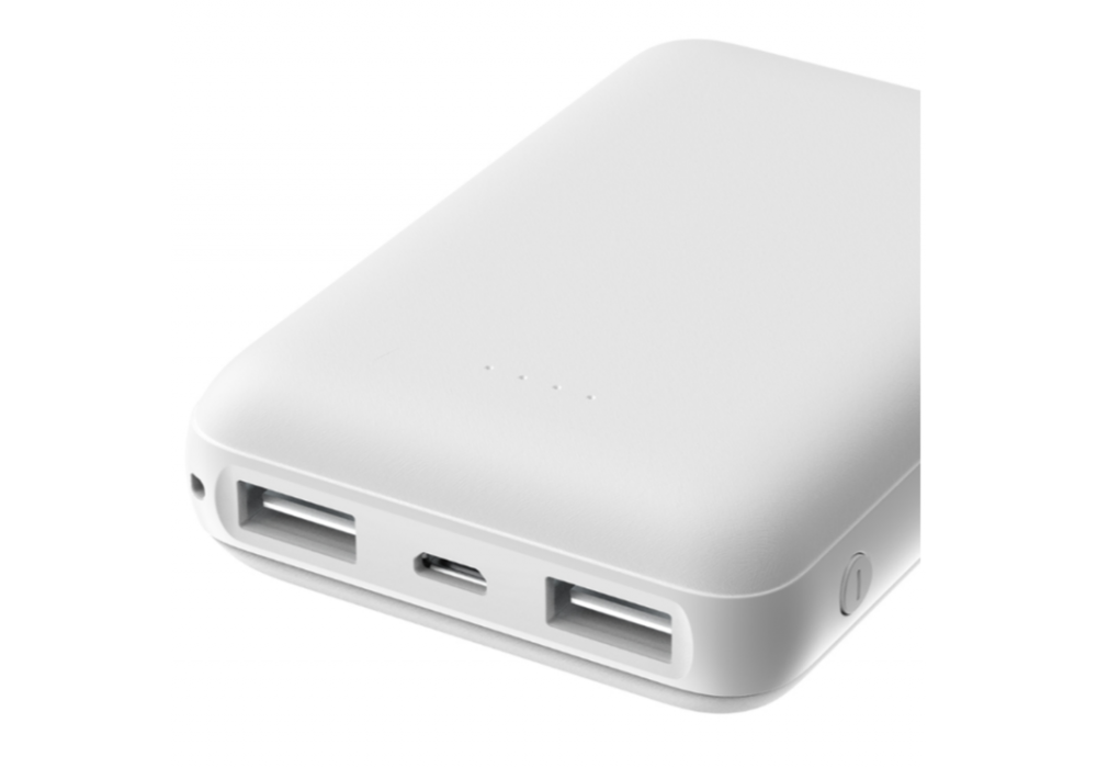 Аккум.внешний 10000mAh Olmio Mini,белый
