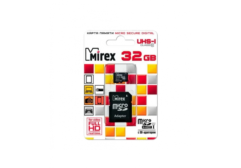 К.П. micro SD 32Gb Mirex class10 с/а