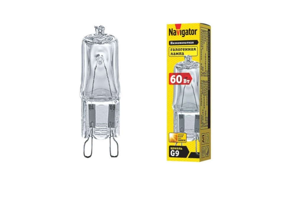 Лампа галог. G9  60W 230V Navigator