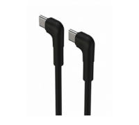 Шнур TYPE-C/TYPE-C 1м,60W,3A,угловой Maxvi MC-A25TT