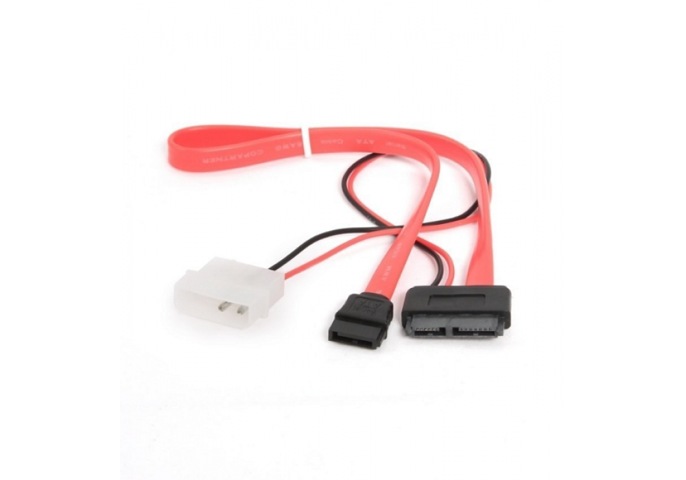 Кабель Combo miniSATA Gembird CC-SATA-C3, molex+SATA/miniSATA, 6pin+7pin, (длина инт - 50см, питание