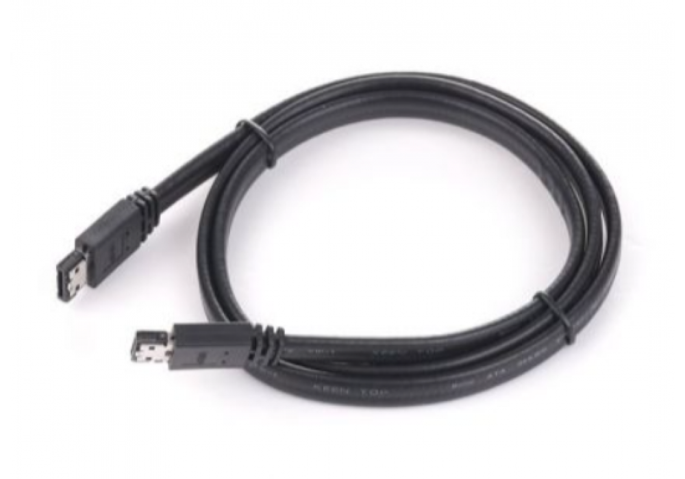 Кабель интерфейсный eSATA-eSATA Gembird CC-ESATA-DATA-6, 1.8м, 7pin/7pin, пакет
