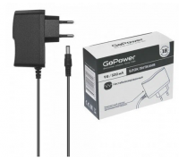 Блок пит.6V-500mA (5,5-2,5*12mm) GoPower нестабилизированный положительная полярность
