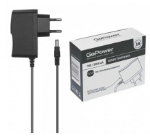 Блок пит.6V-500mA (5,5-2,5*12mm) GoPower нестабилизированный положительная полярность