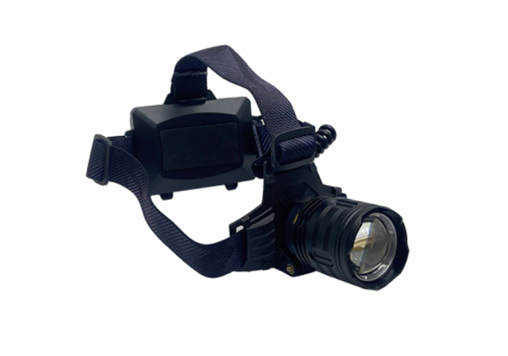 Фонарь налоб BL-8062-GT100 Zoom+PowerBank 3/18650 microUSB